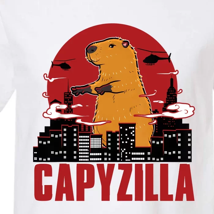 Capybara Gifts Capyzilla Funny And Lovely Animal Humor Parody Garment-Dyed Heavyweight T-Shirt