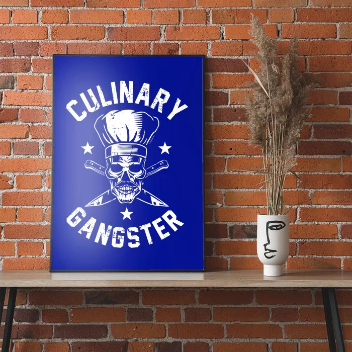 Culinary Gangster Cooking Best Cooking Chef Mom Dad Gift Poster