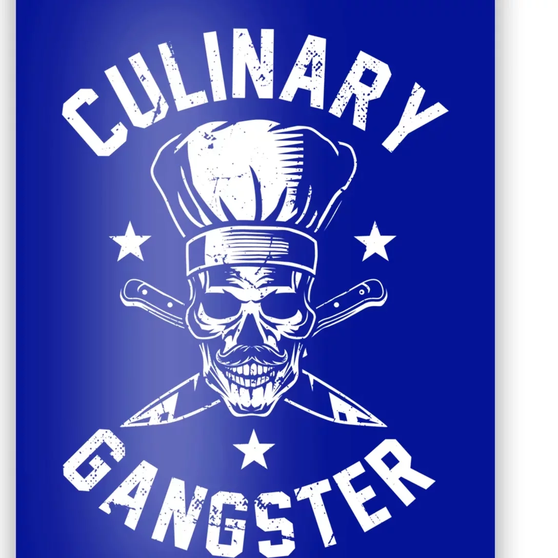 Culinary Gangster Cooking Best Cooking Chef Mom Dad Gift Poster