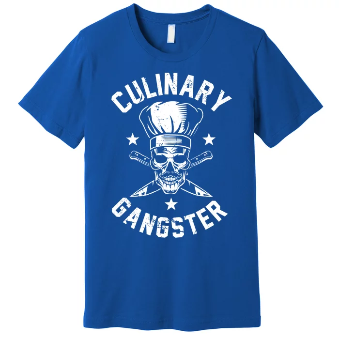 Culinary Gangster Cooking Best Cooking Chef Mom Dad Gift Premium T-Shirt