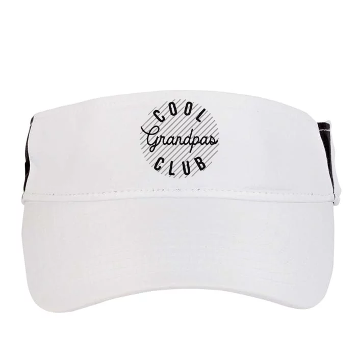 Cool Grandpas Club Fathers Day Adult Drive Performance Visor