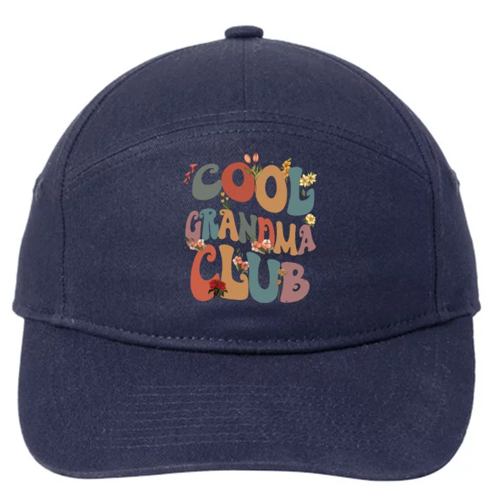 Cool Grandma Club 7-Panel Snapback Hat