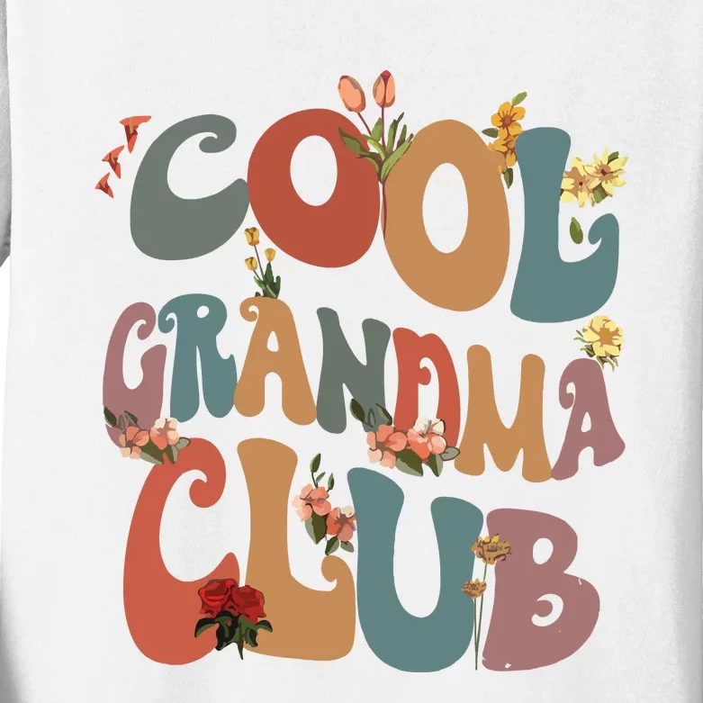 Cool Grandma Club Kids Long Sleeve Shirt