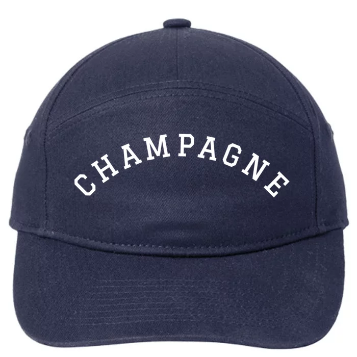 Champagne Gift 7-Panel Snapback Hat