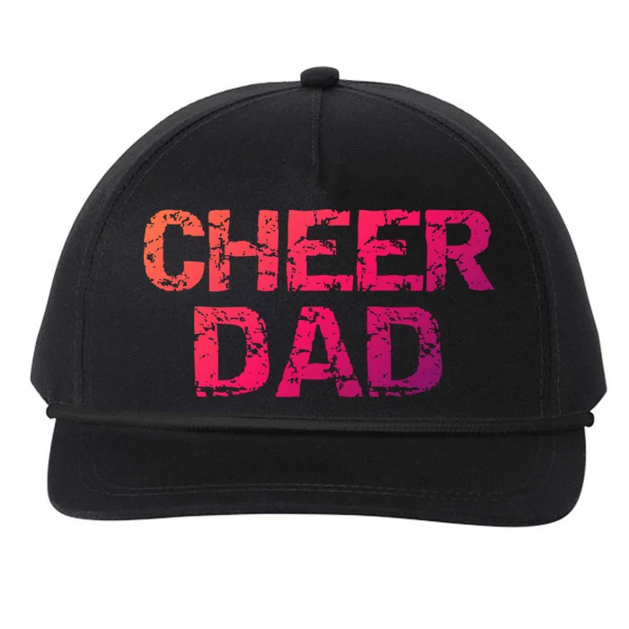 Cheerleading Gift Cheerleader Father Idea Cheer Dad Meaningful Gift Snapback Five-Panel Rope Hat