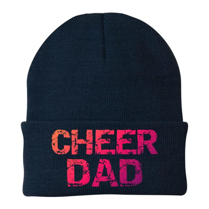 Cheerleading Gift Cheerleader Father Idea Cheer Dad Meaningful Gift Knit Cap Winter Beanie