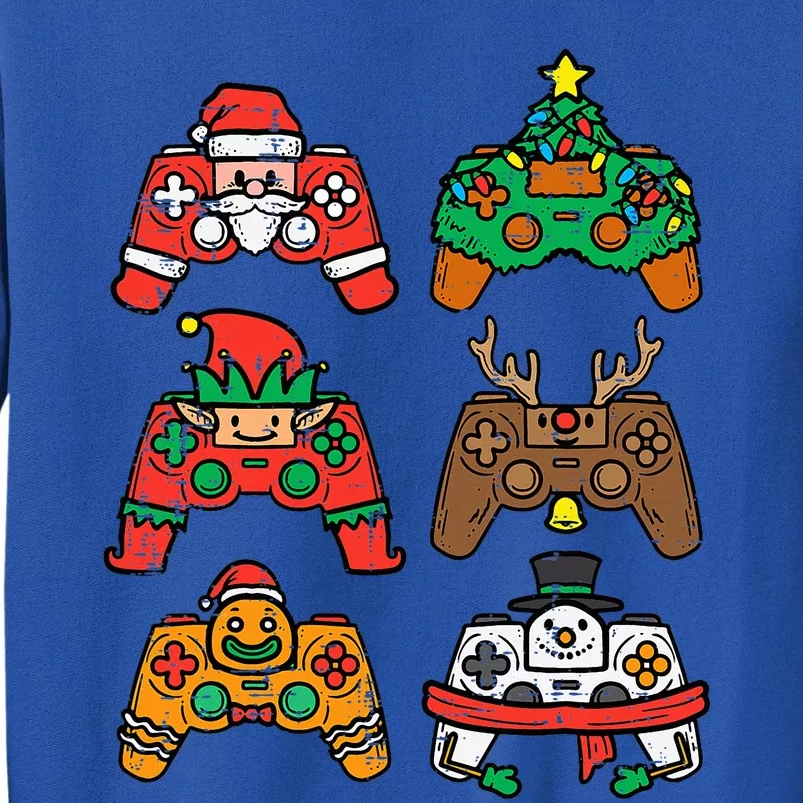 Christmas Gamer Controller Xmas Gaming Tall Sweatshirt