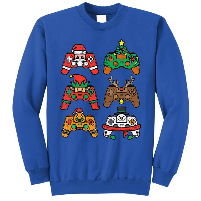 Christmas Gamer Controller Xmas Gaming Tall Sweatshirt