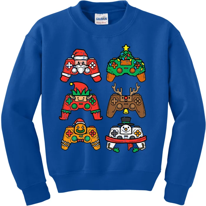 Christmas Gamer Controller Xmas Gaming Kids Sweatshirt