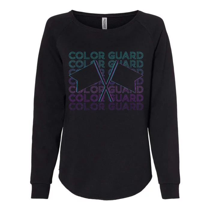 Color Guard Colour Guard Retro Womens California Wash Sweatshirt