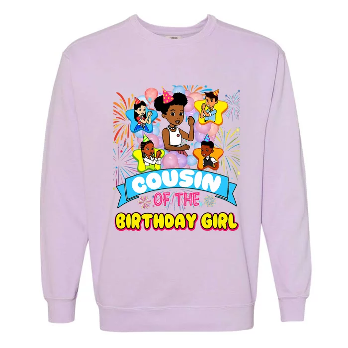 Cousin GracieS Corner Birthday Dolls Cute Party Gift Garment-Dyed Sweatshirt