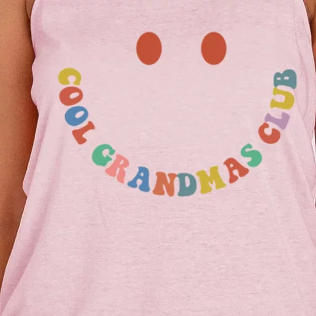 Cool Grandmas Club Funny Gift Cool Grandma Funny Gift Funny Gift Women's Knotted Racerback Tank