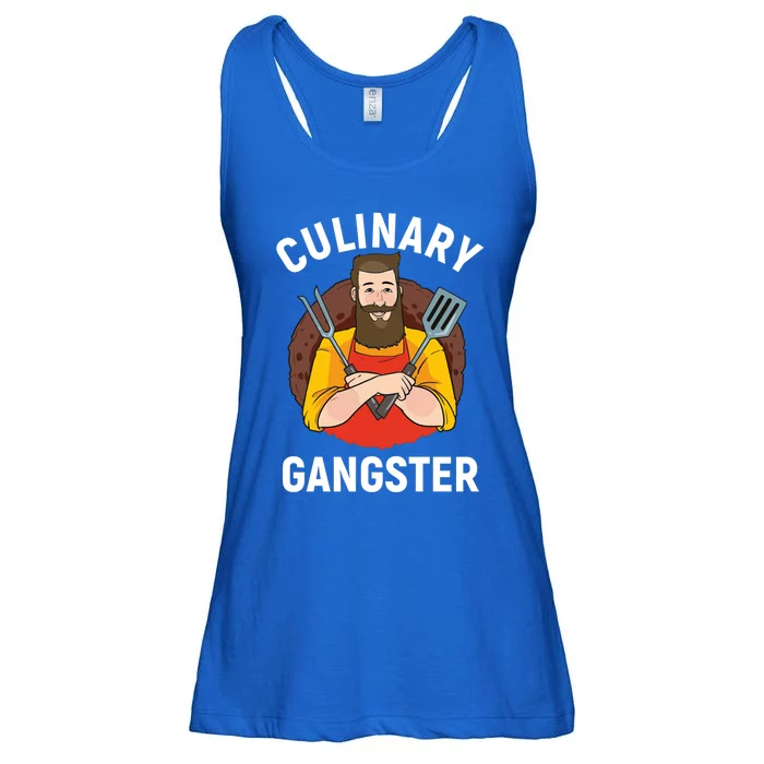 Culinary Gangster Chef Cook Gourmet Cool Gift Ladies Essential Flowy Tank