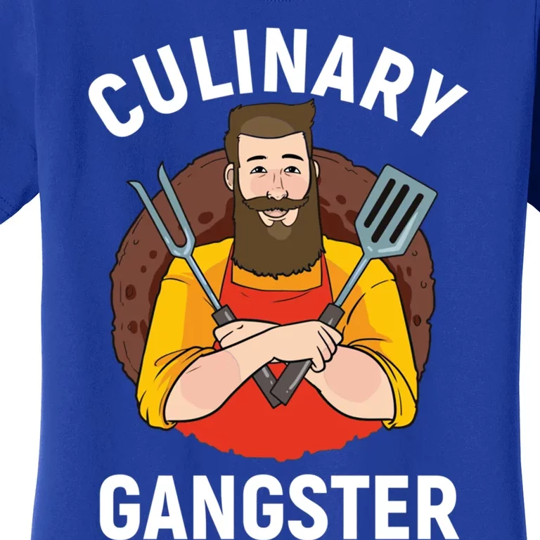 Culinary Gangster Chef Cook Gourmet Cool Gift Women's T-Shirt