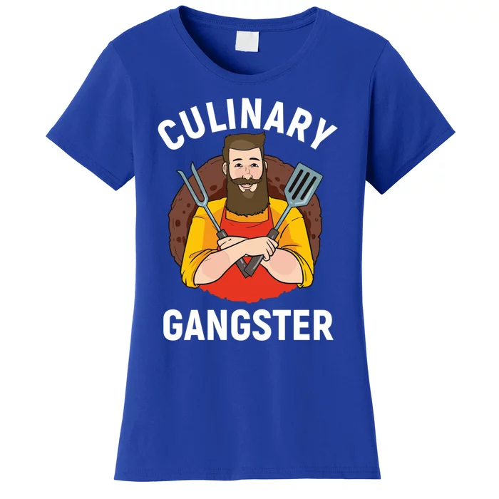 Culinary Gangster Chef Cook Gourmet Cool Gift Women's T-Shirt