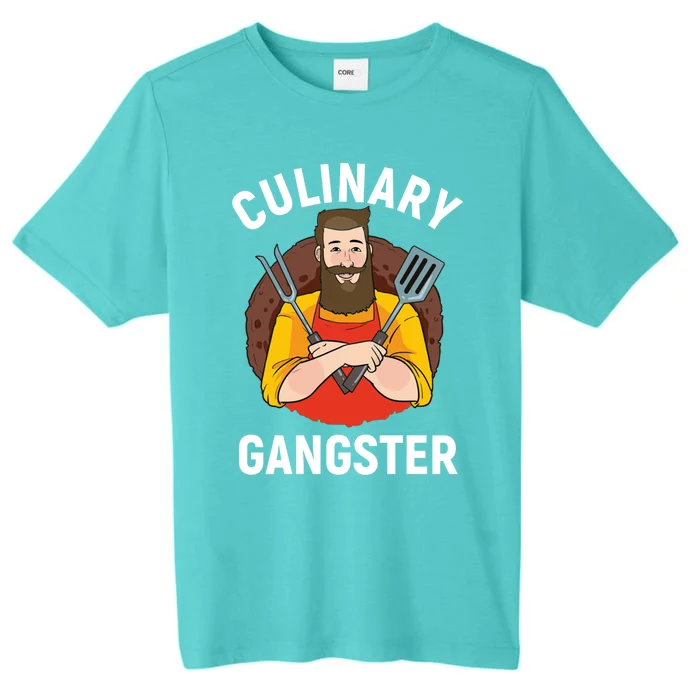 Culinary Gangster Chef Cook Gourmet Cool Gift ChromaSoft Performance T-Shirt