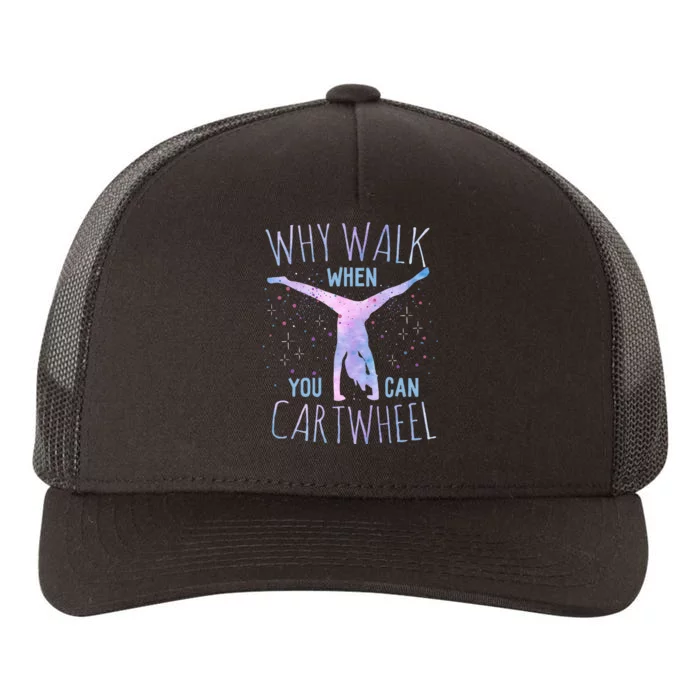 Cartwheel Gymnast Yupoong Adult 5-Panel Trucker Hat