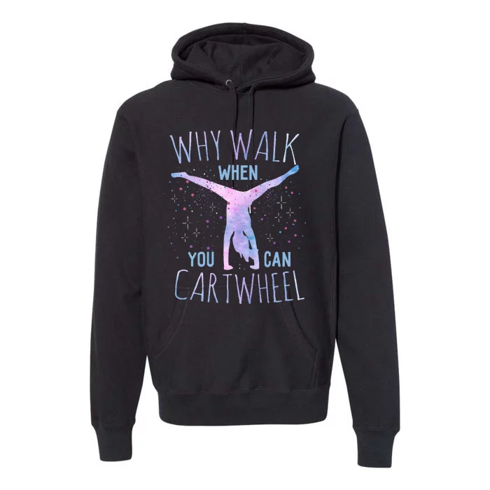 Cartwheel Gymnast Premium Hoodie