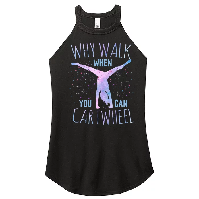 Cartwheel Gymnast Women’s Perfect Tri Rocker Tank