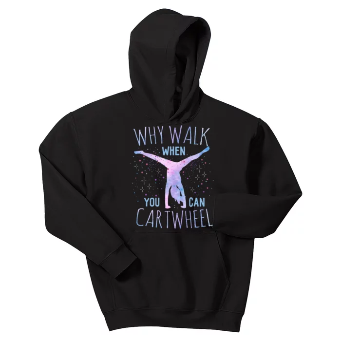 Cartwheel Gymnast Kids Hoodie