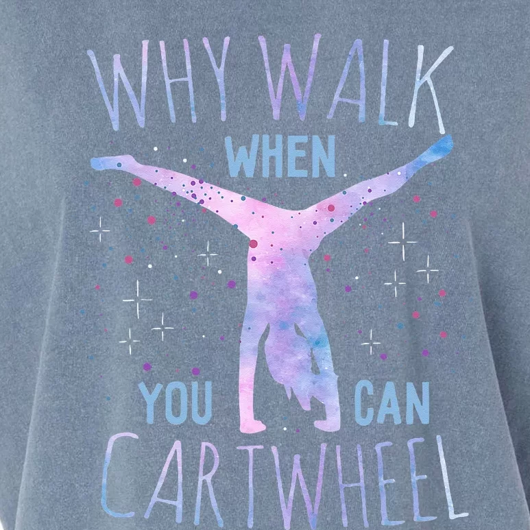 Cartwheel Gymnast Garment-Dyed Women's Muscle Tee