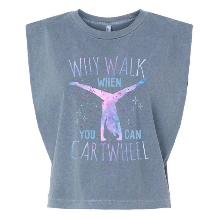 Cartwheel Gymnast Garment-Dyed Women's Muscle Tee