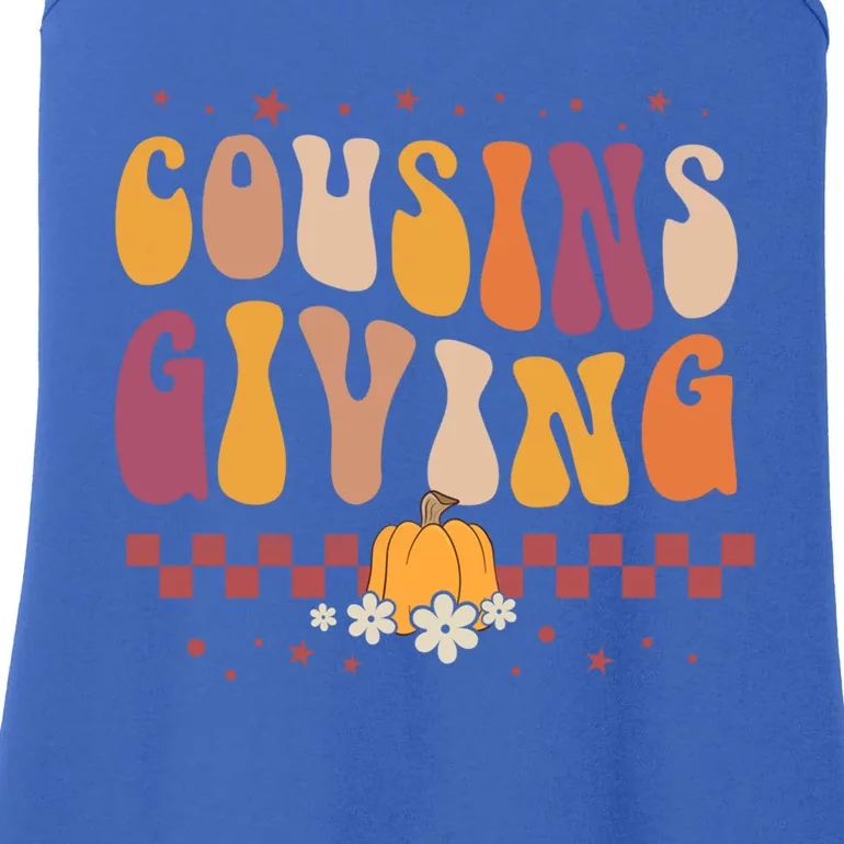 Cousins Giving Cute Pumpkin Cousin Crew Thanksgiving Family Gift Ladies Essential Tank