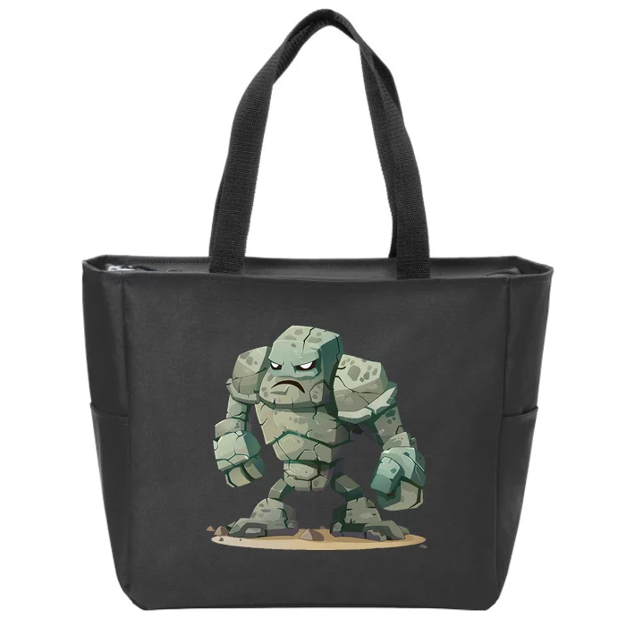 Cool Golem Costume Zip Tote Bag