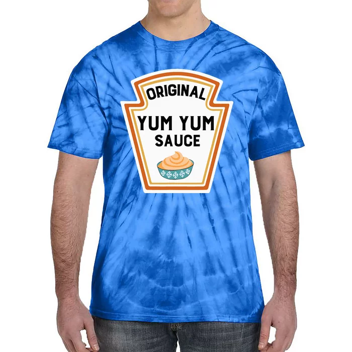 Cute Group Condiments Halloween Costume Family Yum Yum Sauce Tie-Dye T-Shirt