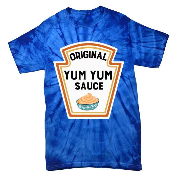 Cute Group Condiments Halloween Costume Family Yum Yum Sauce Tie-Dye T-Shirt