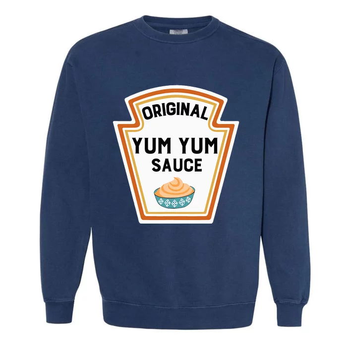 Cute Group Condiments Halloween Costume Family Yum Yum Sauce Garment-Dyed Sweatshirt