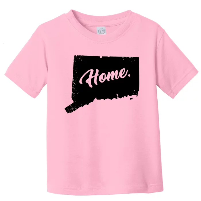 Connecticut Gifts Connecticut Home State Of Conn Pride Toddler T-Shirt