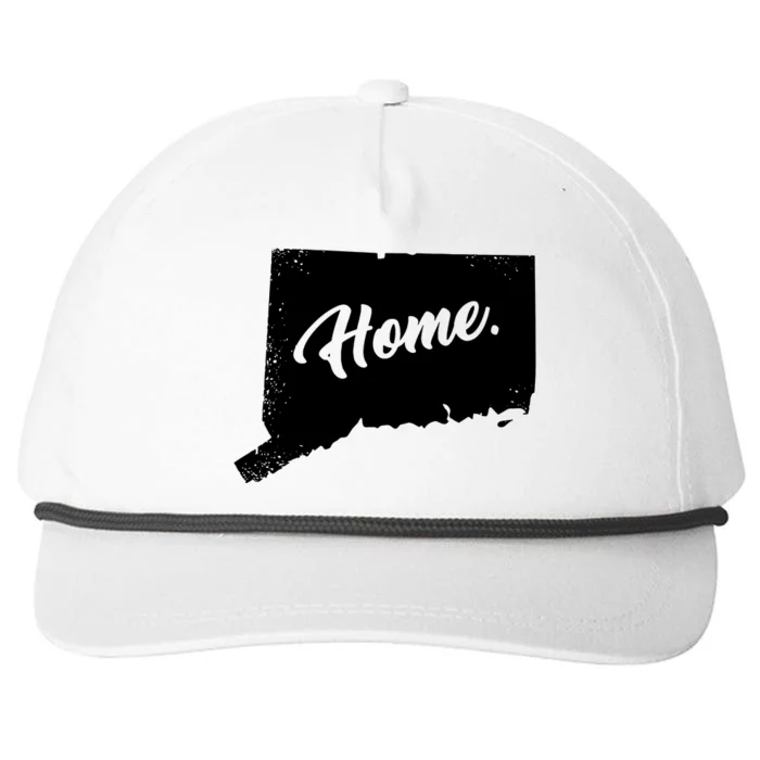 Connecticut Gifts Connecticut Home State Of Conn Pride Snapback Five-Panel Rope Hat