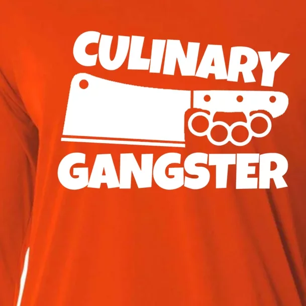 Culinary Gangster Chef Gift Cooling Performance Long Sleeve Crew