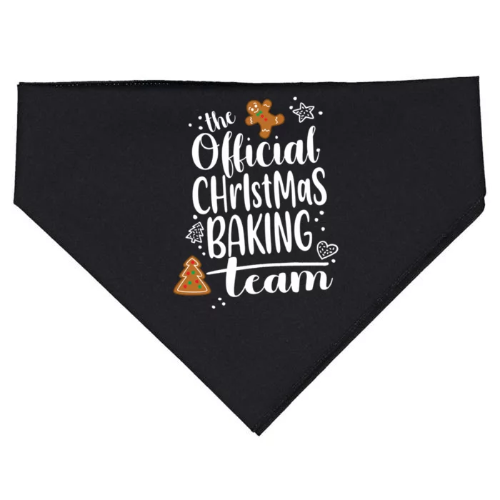 Christmas Gingerbread Cookie Baking Team Crew Gift USA-Made Doggie Bandana