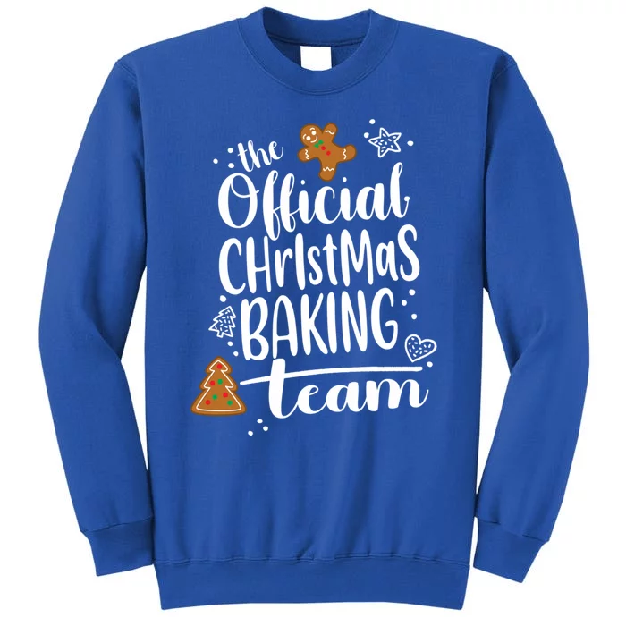 Christmas Gingerbread Cookie Baking Team Crew Gift Tall Sweatshirt