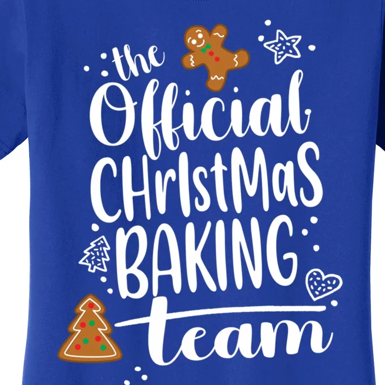 Christmas Gingerbread Cookie Baking Team Crew Gift Women's T-Shirt