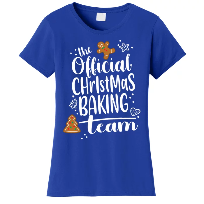 Christmas Gingerbread Cookie Baking Team Crew Gift Women's T-Shirt