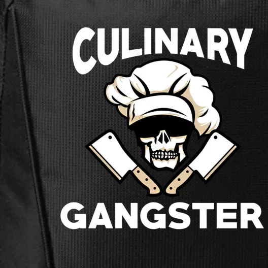 Culinary Gangster Chef Gift City Backpack