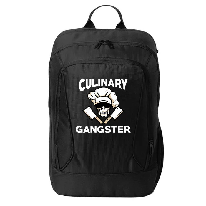 Culinary Gangster Chef Gift City Backpack