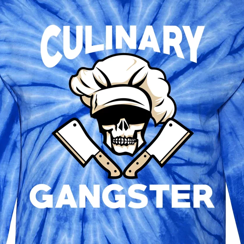 Culinary Gangster Chef Gift Tie-Dye Long Sleeve Shirt