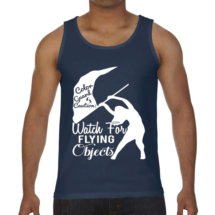 Color Guard Caution Watch For Flying Objects Comfort Colors® Tank Top