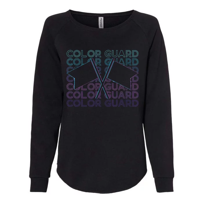 Color Guard Colour Guard Retro Womens California Wash Sweatshirt