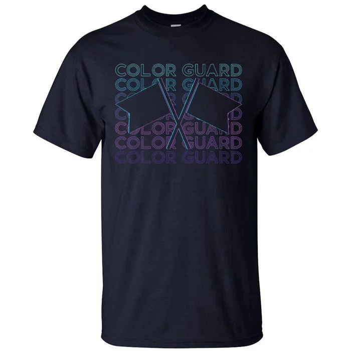 Color Guard Colour Guard Retro Tall T-Shirt