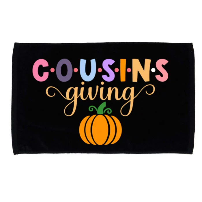 Cousins Giving Cute Pumpkin Cousin Crew Thanksgiving Family Great Gift Microfiber Hand Towel