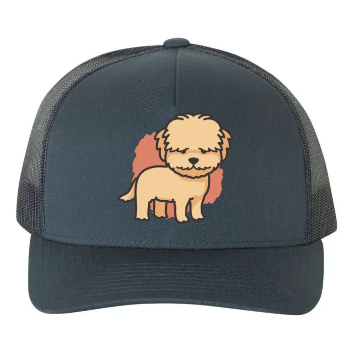 Cute Goldendoodle Dog Yupoong Adult 5-Panel Trucker Hat