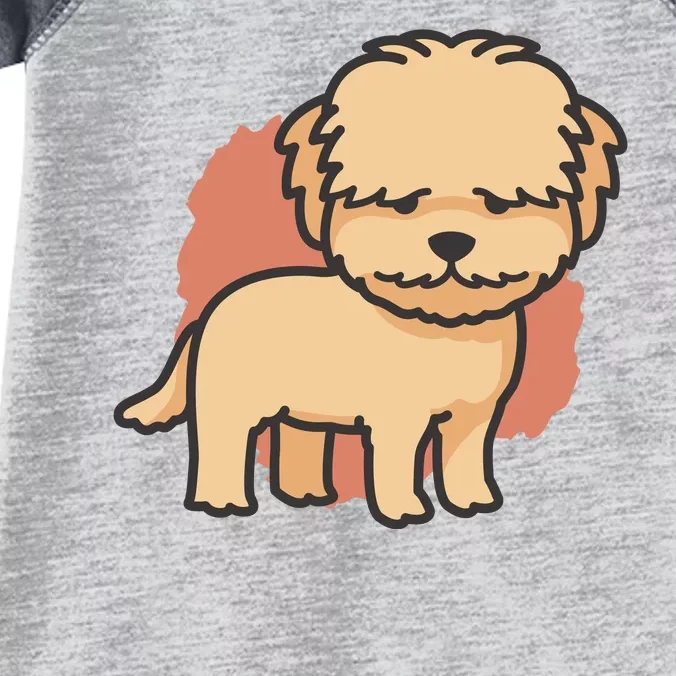 Cute Goldendoodle Dog Infant Baby Jersey Bodysuit