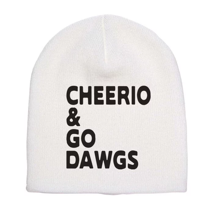 Cheerio Go Dawg Short Acrylic Beanie