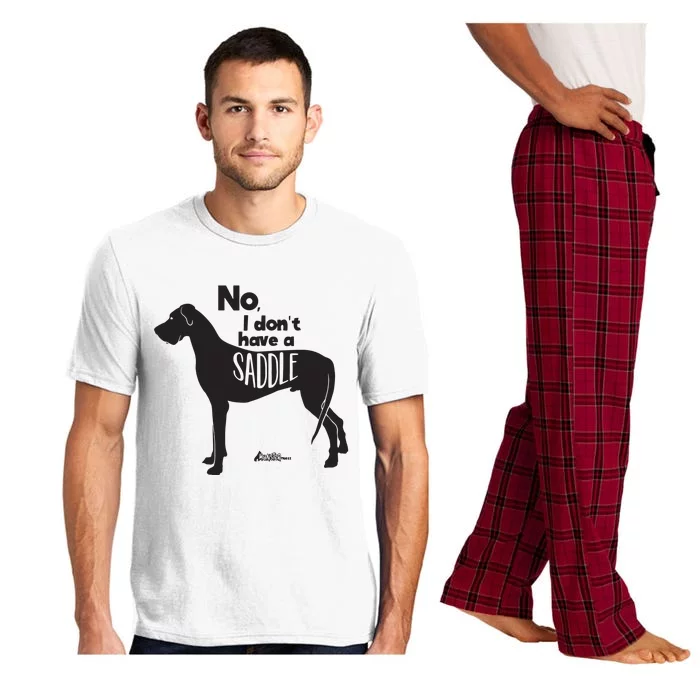 Cute Great Dane Mom Top Large Dog No I Dont Have A Saddle Pajama Set