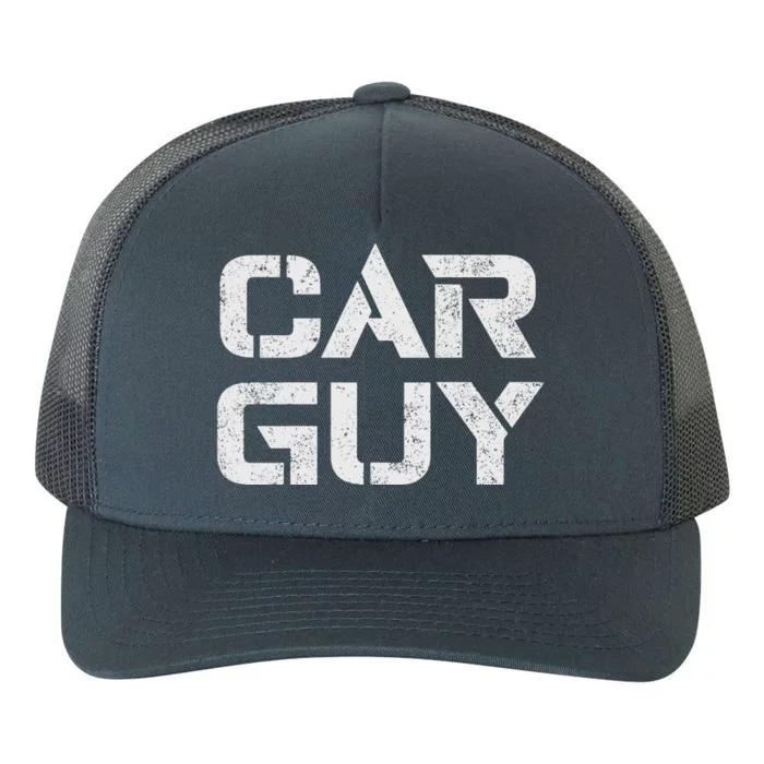 Car Guy Distressed Yupoong Adult 5-Panel Trucker Hat